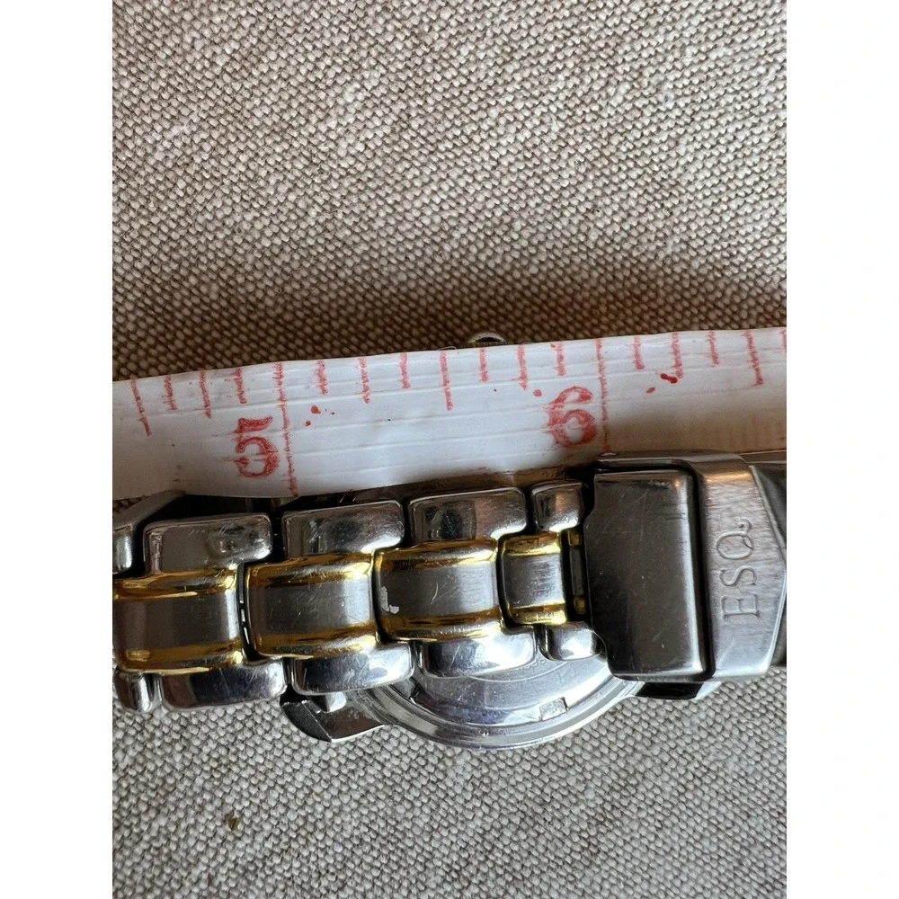 ESQ Submersible Watch Swiss Quartz Esquire Works Well New Battery
